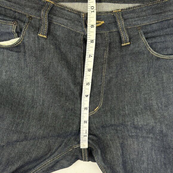 Shockoe Atelier Slim Candiani Stretch Button Fly Dark Jeans 33 Batch 934 3 Of 12 - Picture 15 of 16